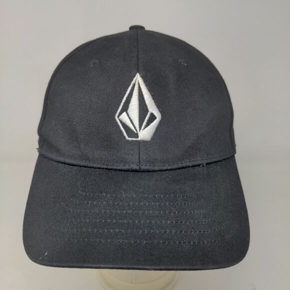 Volcom Men's Fitted Hat Black Size L/XL Embroidered Logo Cotton Blend - Picture 2 of 10
